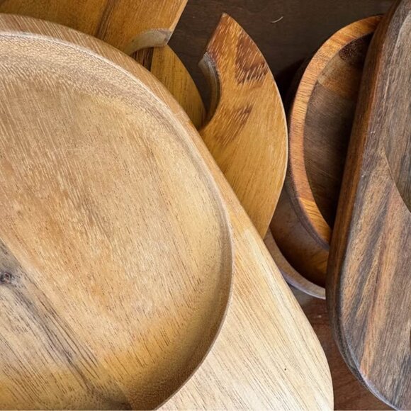 Ironwood Gourmet Appetizer/Cocktail/Wineglass Plates, Set of 4 - Picture 6 of 9